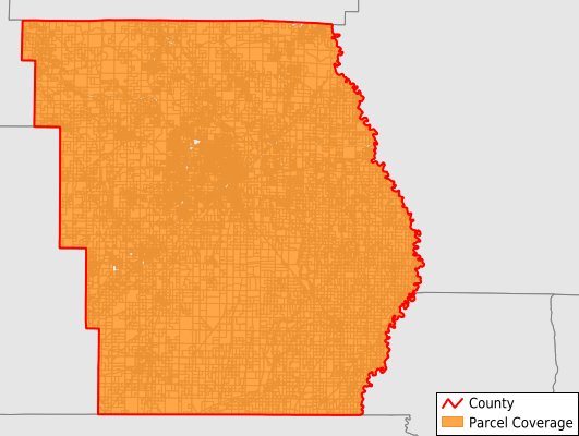 Butler County Missouri GIS Parcel Data Download Coverage