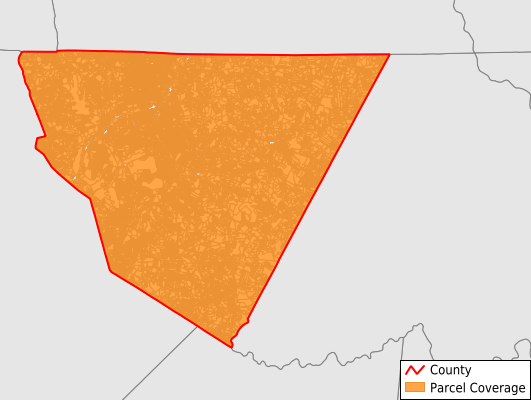 Cabarrus County North Carolina GIS Parcel Data Download Coverage