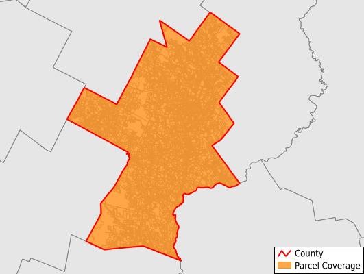 Caledonia County Vermont GIS Parcel Data Download Coverage