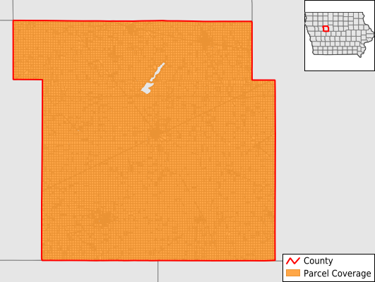 Calhoun County Iowa GIS Parcel Data Download Coverage