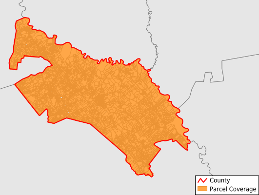 Calhoun County South Carolina GIS Parcel Data Download Coverage