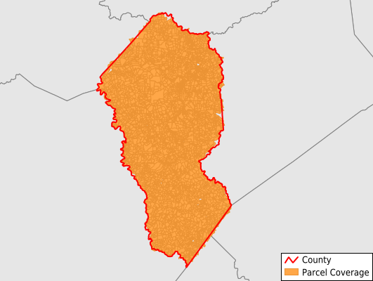 Calhoun County West Virginia GIS Parcel Data Download Coverage