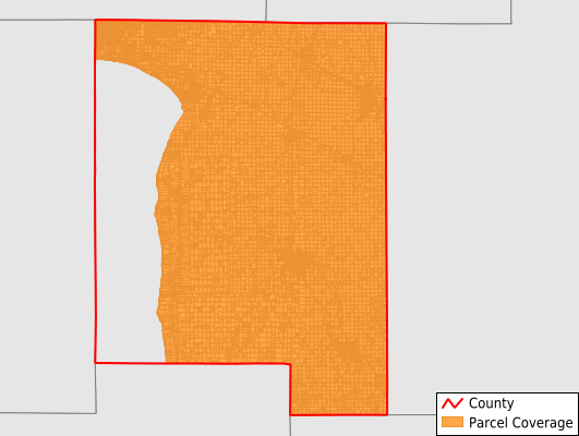 Calumet County Wisconsin GIS Parcel Data Download Coverage