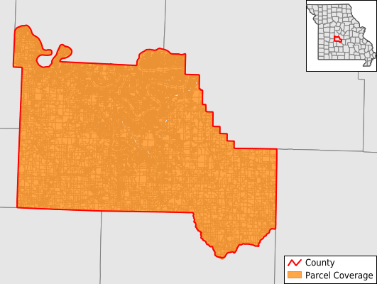 Camden County Missouri GIS Parcel Data Download Coverage