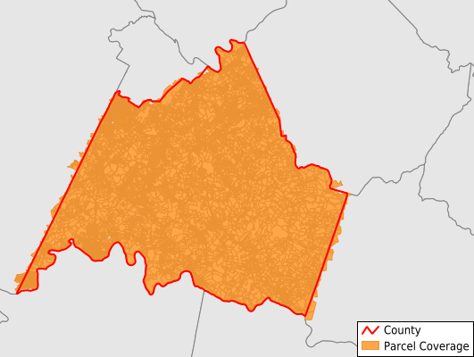 Campbell County Virginia GIS Parcel Data Download Coverage