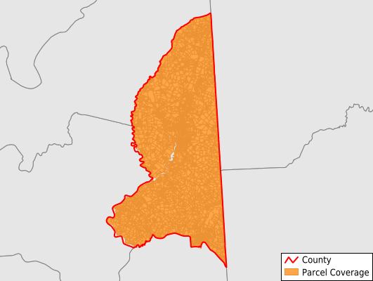 Caroline County Maryland GIS Parcel Data Download Coverage