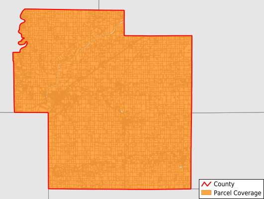 Carroll County Indiana GIS Parcel Data Download Coverage