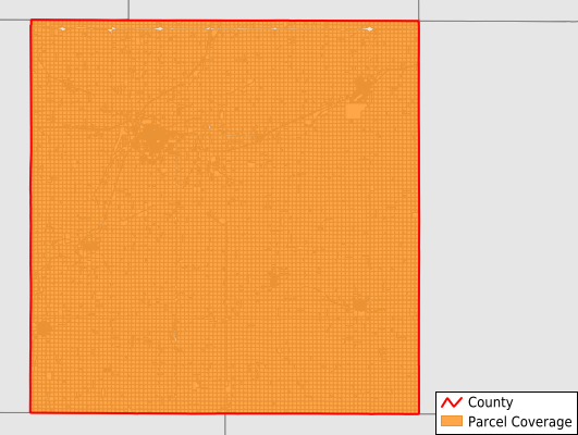 Cass County Iowa GIS Parcel Data Download Coverage