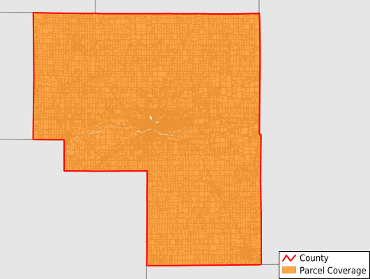 Cass County Indiana GIS Parcel Data Download Coverage