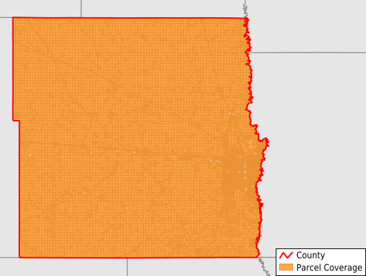 Cass County North Dakota GIS Parcel Data Download Coverage