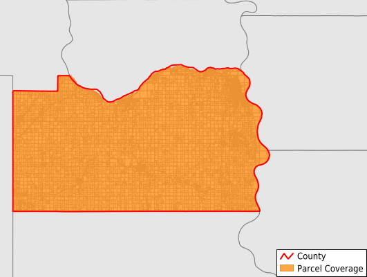Cass County Nebraska GIS Parcel Data Download Coverage