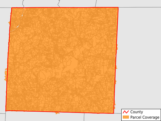 Caswell County North Carolina GIS Parcel Data Download Coverage