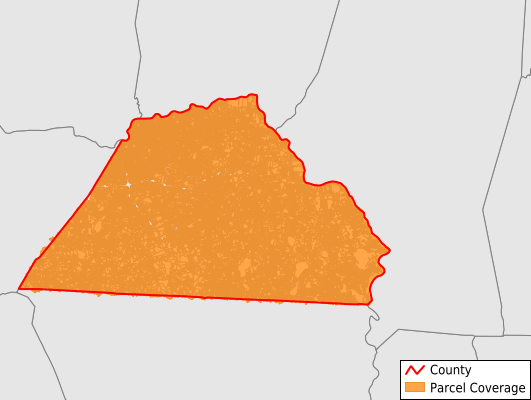 Catawba County North Carolina GIS Parcel Data Download Coverage
