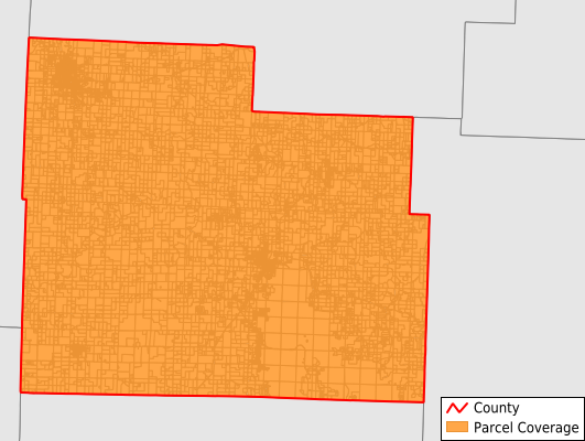 Cedar County Missouri GIS Parcel Data Download Coverage