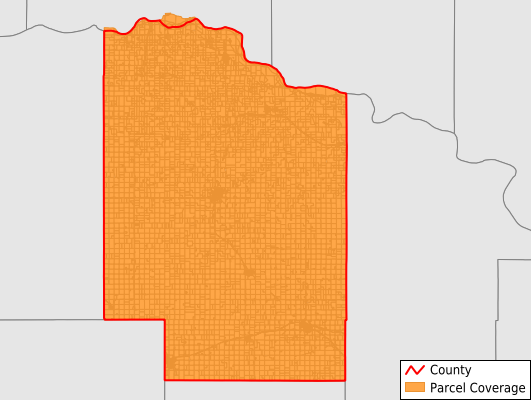 Cedar County Nebraska GIS Parcel Data Download Coverage