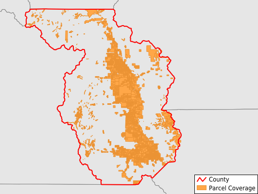 Chaffee County Colorado GIS Parcel Data Download Coverage