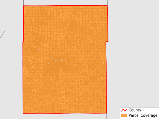 Champaign County Illinois GIS Parcel Data Download Coverage