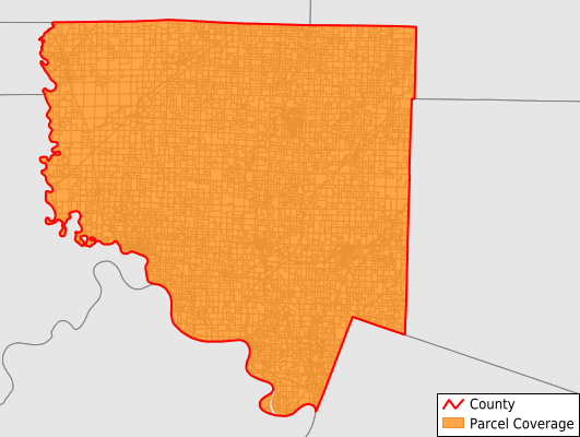 Chariton County Missouri GIS Parcel Data Download Coverage