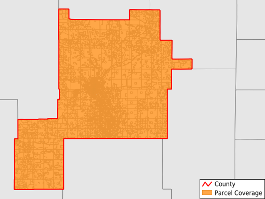 Chaves County New Mexico GIS Parcel Data Download Coverage