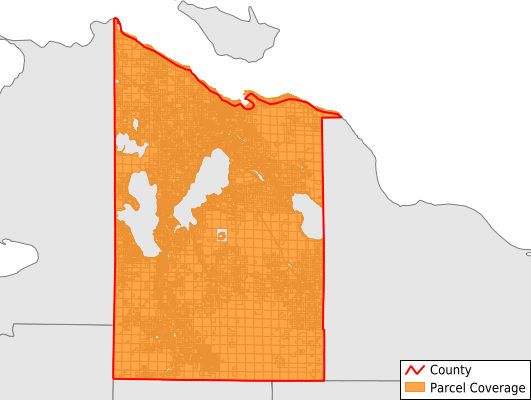 Cheboygan County Michigan GIS Parcel Data Download Coverage
