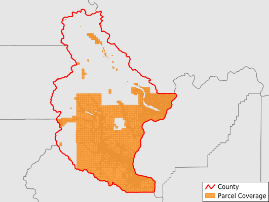 Chelan County Washington GIS Parcel Data Download Coverage