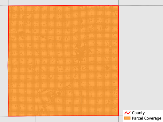 Cherokee County Iowa GIS Parcel Data Download Coverage