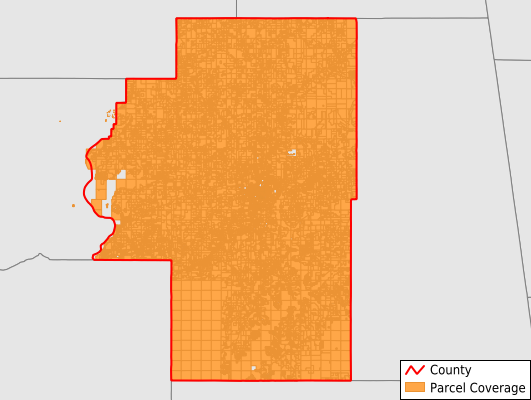 Cherokee County Oklahoma GIS Parcel Data Download Coverage