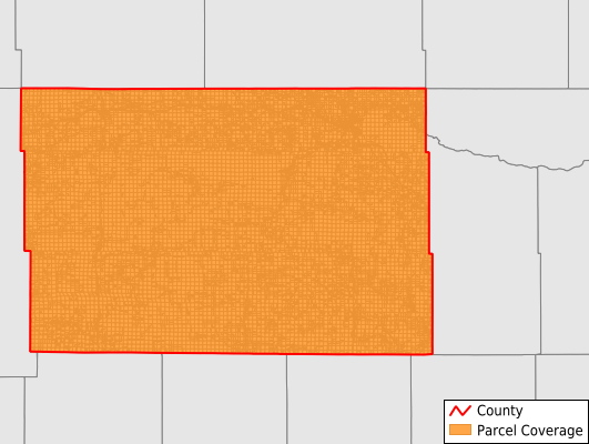 Cherry County Nebraska GIS Parcel Data Download Coverage