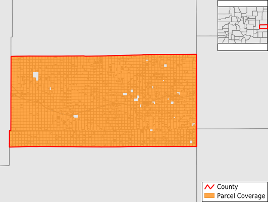 Cheyenne County Colorado GIS Parcel Data Download Coverage