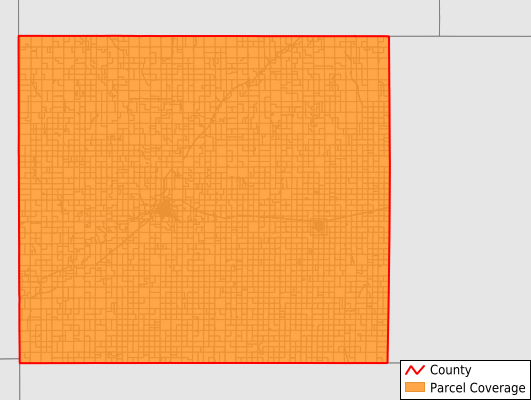 Cheyenne County Kansas GIS Parcel Data Download Coverage