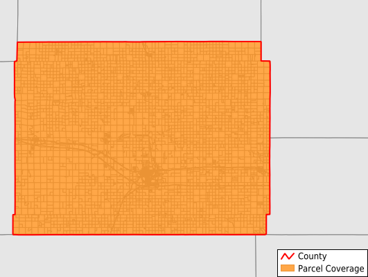Cheyenne County Nebraska GIS Parcel Data Download Coverage