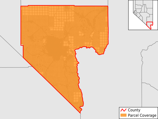 Clark County Nevada GIS Parcel Data Download Coverage