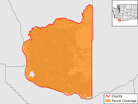 Clark County Washington GIS Parcel Data Download Coverage
