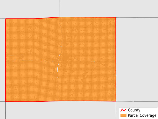 Clarke County Iowa GIS Parcel Data Download Coverage