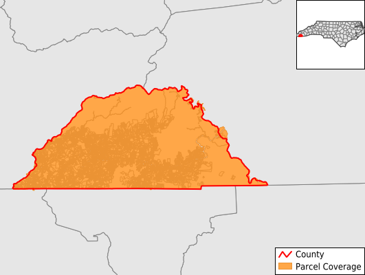 Clay County North Carolina GIS Parcel Data Download Coverage