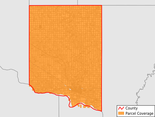 Clay County South Dakota GIS Parcel Data Download Coverage