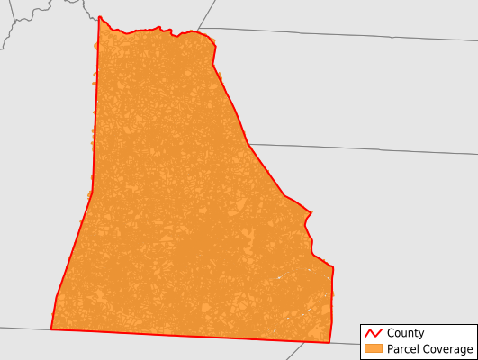 Cleveland County North Carolina GIS Parcel Data Download Coverage