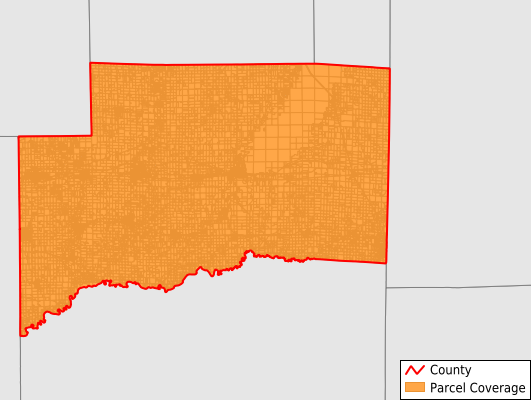 Clinton County Illinois GIS Parcel Data Download Coverage