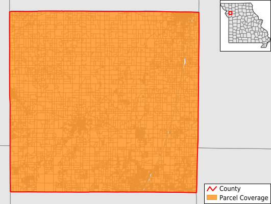 Clinton County Missouri GIS Parcel Data Download Coverage