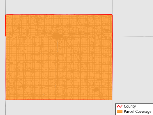 Cloud County Kansas GIS Parcel Data Download Coverage