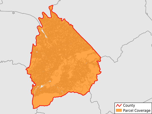 Cocke County Tn Parcel Data Coverage Map 