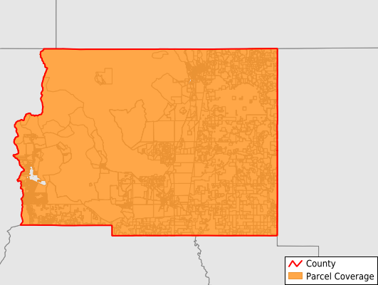 Colfax County New Mexico GIS Parcel Data Download Coverage