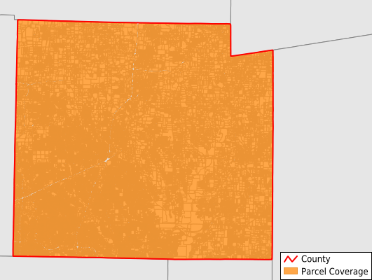 Collin County Texas GIS Parcel Data Download Coverage