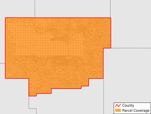 Comanche County Oklahoma GIS Parcel Data Download Coverage