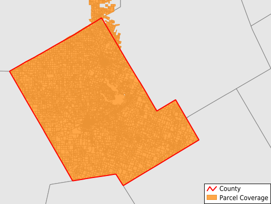 Comanche County Texas GIS Parcel Data Download Coverage