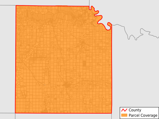 Concho County Texas GIS Parcel Data Download Coverage