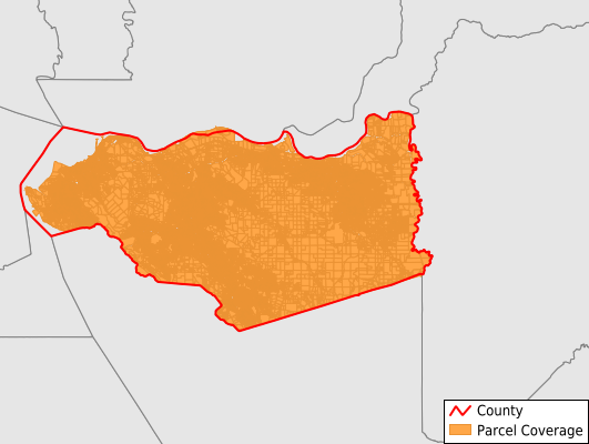 Contra Costa County California GIS Parcel Data Download Coverage