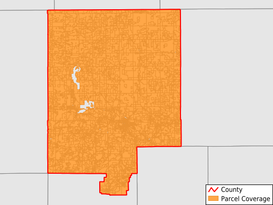 Converse County Wyoming GIS Parcel Data Download Coverage