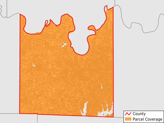Cooke County Texas GIS Parcel Data Download Coverage