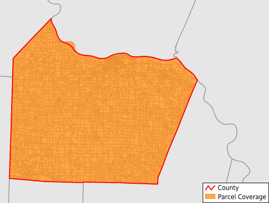 Cooper County Missouri GIS Parcel Data Download Coverage